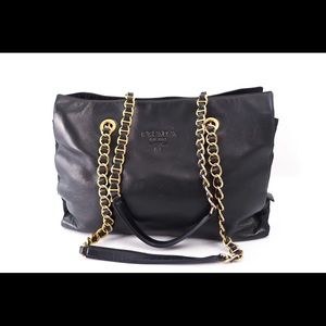 Authentic Vintage Prada! Black & Gold Chain Strap.